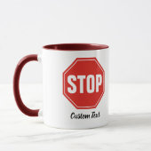 STOPP-Signatur Tasse (Links)