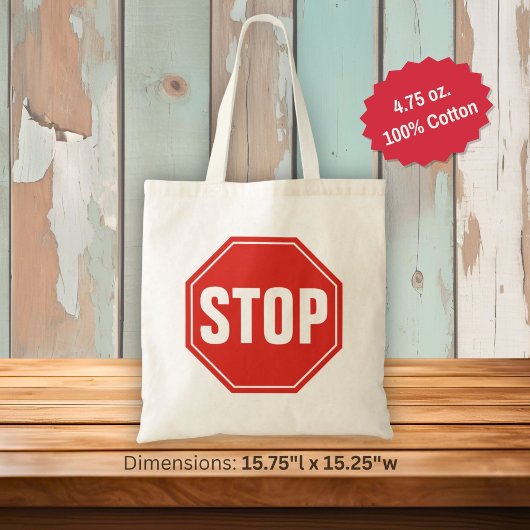 STOPP-Signatur Tragetasche