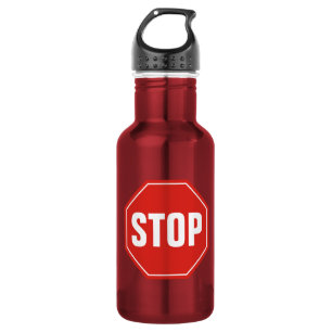 STOPP-Signatur Trinkflasche