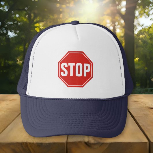 STOPP-Signatur Truckerkappe