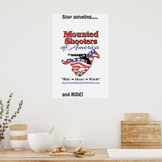 Stopp Sniveling - MSA Poster (Küche)