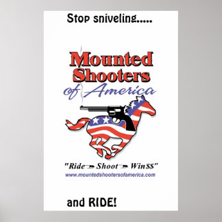 Stopp Sniveling - MSA Poster