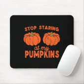 Stopp Staring an meinen Pumpkins Fun Halloween Des Mousepad (Mit Mouse)