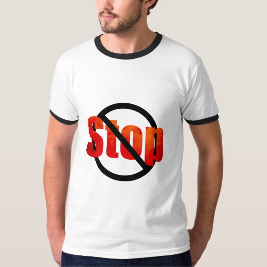Stopp T-Shirt (Vorderseite)