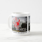 STOPP THE MADNESS - ABSTIMMUNG DER KOMPLIZITREPUBL KAFFEETASSE (Vorderseite Links)