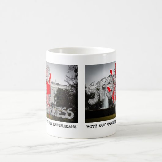 STOPP THE MADNESS - ABSTIMMUNG DER KOMPLIZITREPUBL KAFFEETASSE (Mittel)