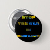 Stopp the War in der Ukraine Button (Vorne & Hinten)
