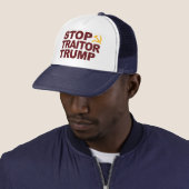 "Stopp Traitor Trump" Hut mit Hammer & Sickle Truckerkappe (Beispiel)