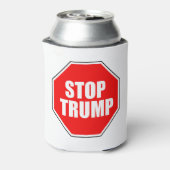 ‚STOPP TRUMP‘ DOSENKÜHLER (Kanne Rückseite)