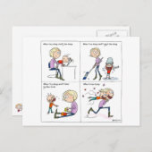 Stopp Trying Postkarte (Vorne/Hinten)