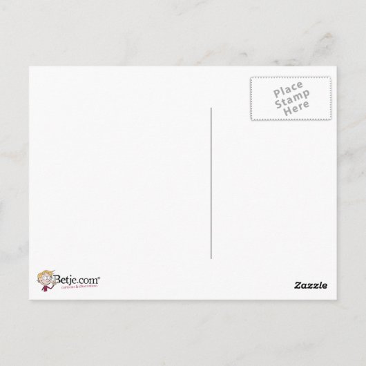 Stopp Trying Postkarte (Rückseite)