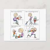 Stopp Trying Postkarte (Vorderseite)