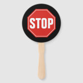 STOPP und GO-Signierung Fächer (Vorderseite)