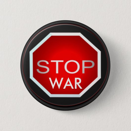 Stopp War Button (Vorderseite)
