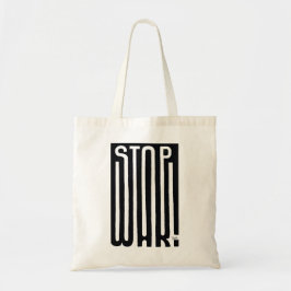 Stopp War Hippie ActivistCotton Bag Tragetasche