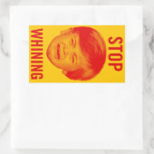 Stopp Whinting Rechteckiger Aufkleber (Tasche)