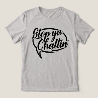 Stopp Ya Chattin' Manchester Slang Tank Top