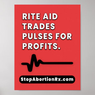 StoppAbortionRx "Rite Aid" 8.5x11" Poster