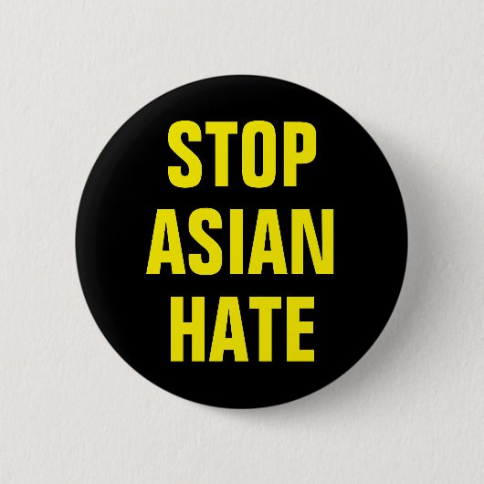 Stoppen der asiatischen Hass-AAPI Button (Vorderseite)
