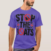 STOPPEN DER BOOTE T-Shirt (Vorderseite)