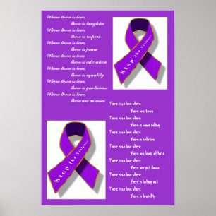 Stoppen der Gewalt Poster