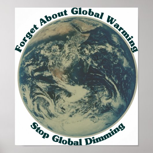 Stoppen der globalen Dimming Poster (Vorne)