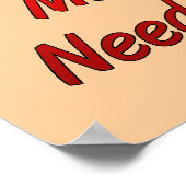 Stoppen der Überbevölkerung Poster (Ecke)