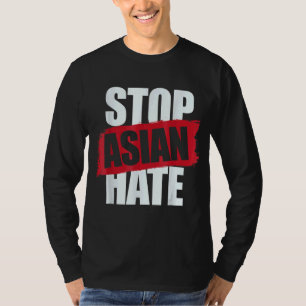 Stoppen des asiatischen Hasses Aapi Unterstützung T-Shirt