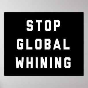 Stoppen des globalen Wahnsinns Poster