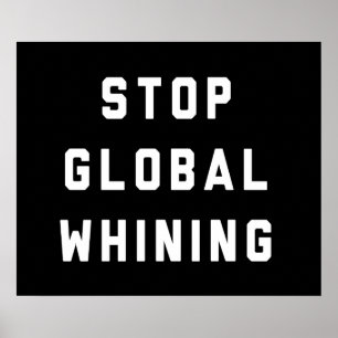Stoppen des globalen Wahnsinns Poster