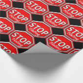 Stoppen des Hasens von Wrapping Paper Geschenkpapier (Ecke)