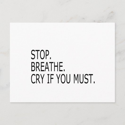 stoppen postkarte (Vorderseite)