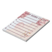 Stoppen schlechter Gewohnheiten Unterbrechen der L Notizblock (Rotiert)