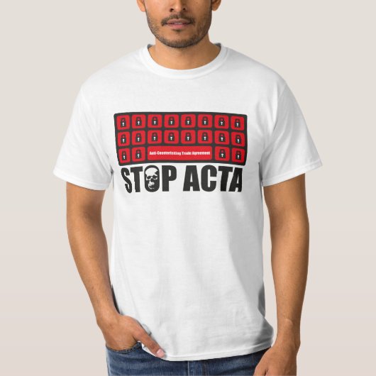 Stoppen Sie ACTA T-Shirt (Vorderseite)