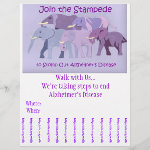 Stoppen Sie Alzheimer's Flyer