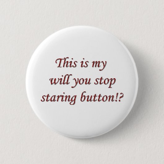 Stoppen Sie Anstarrenknopf Button (Vorderseite)