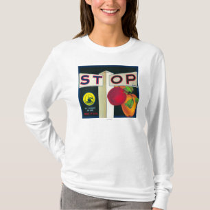 Stoppen Sie Apple-Kiste LabelCutler, CA T-Shirt