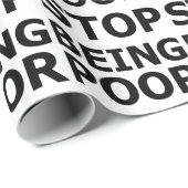 Stoppen Sie, arm zu sein Geschenkpapier (Rolleneckpunkt)