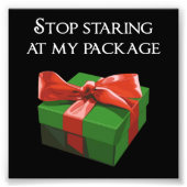 Stoppen Sie auf meinem Paket Weihnachten Geschenk Fotodruck (Vorne)