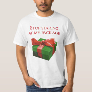 Stoppen Sie auf meinem Paket Weihnachten Geschenk T-Shirt