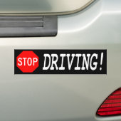 Stoppen Sie, Autoaufkleber zu fahren (Auf Auto)