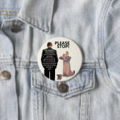 Stoppen Sie bitte! Button (Beispiel)