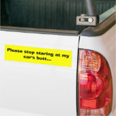 Stoppen Sie bitte, entlang des Hinterns meines Autoaufkleber (Auf Lkw)
