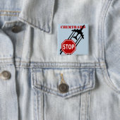 Stoppen Sie chemtrails Button (Beispiel)