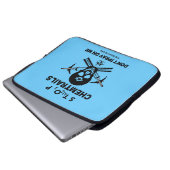 Stoppen Sie Chemtrails - Spray mich nicht an! Laptopschutzhülle (Vorne Knopf)