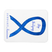 Stoppen Sie das Aufklären von benutzerdefinierten Magnet (Horizontal)