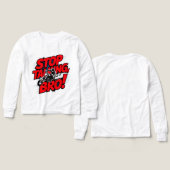 Stoppen Sie das Gespräch Bro - Bold Attitude T - S (Design Vorderseite & Rückseite)