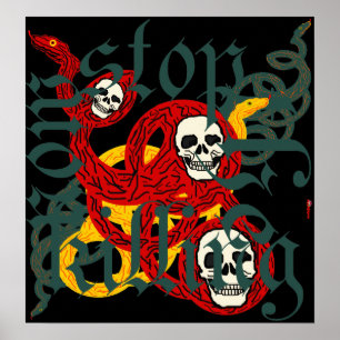 Stoppen Sie das Killing Now Poster