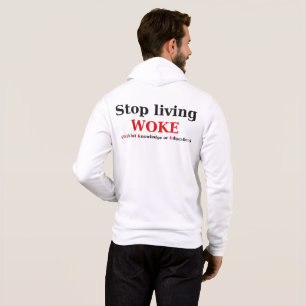Stoppen Sie das Leben GEWECKT Zip-Hoodie Hoodie