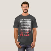 Stoppen Sie das Menschen-Handeln T-Shirt (Vorne ganz)